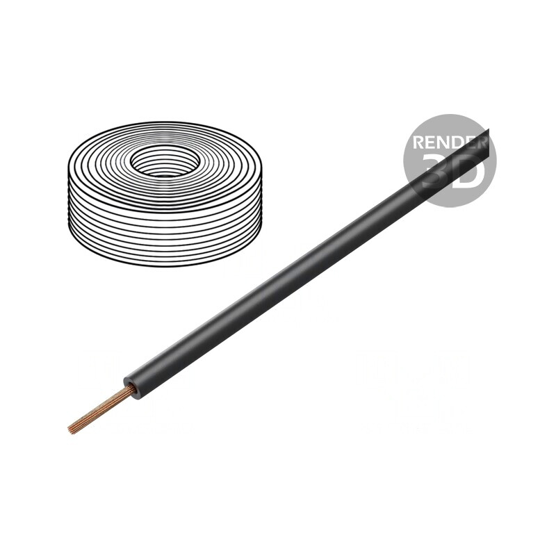 Cablu Electric Litat Cu 10mm2 Negru LSZH 450V/750V | Electronic-mag.ro | Componente Electronice