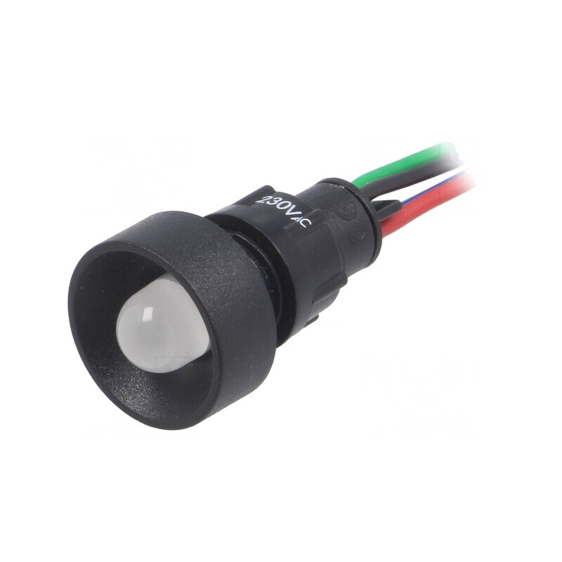 Lampă de control LED RGB 230V Ø13mm | Electronic-mag.ro | Componente Electronice