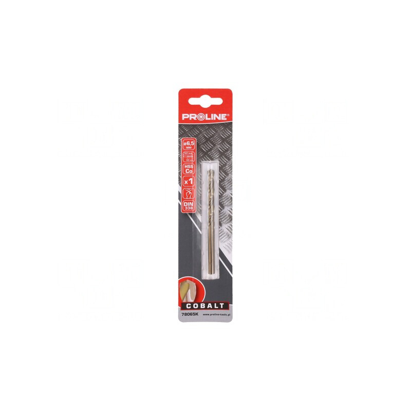 Burghiu Metal 6.5mm HSS-Co Cobalt Blister | Electronic-mag.ro | Componente Electronice