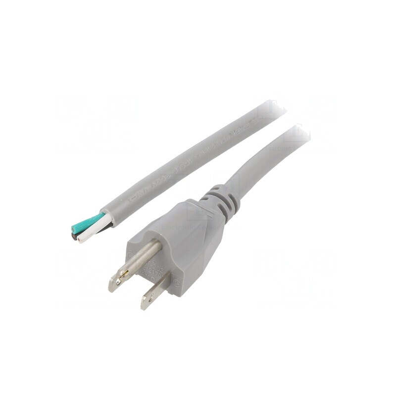 Cablu Alimentare 3x16AWG NEMA 5-15 2m Gri 13A 125V | Electronic-mag.ro | Componente Electronice Cablu Alimentare 3x16AWG NEMA 5-15 2m Gri 13A 125V | Electronic-mag.ro | Componente Electronice