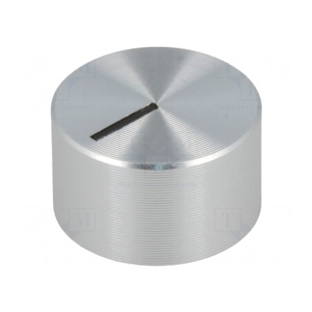 Buton rotativ aluminiu-plastic 4mm | Electronic-mag.ro | Componente Electronice