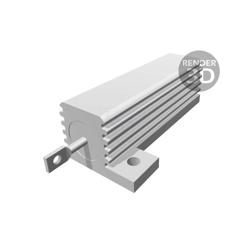 Rezistor Bobinat 6.8Ω 50W ±5% cu Radiator | Electronic-mag.ro | Componente Electronice