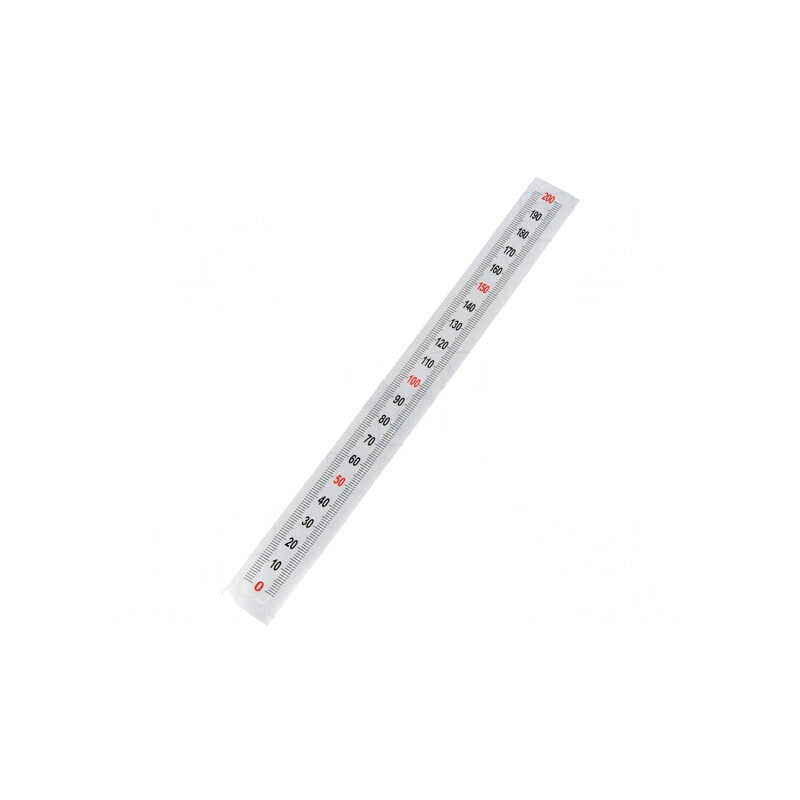 Mini-riglă verticală autoadezivă 11mm plastic | Electronic-mag.ro | Componente Electronice
