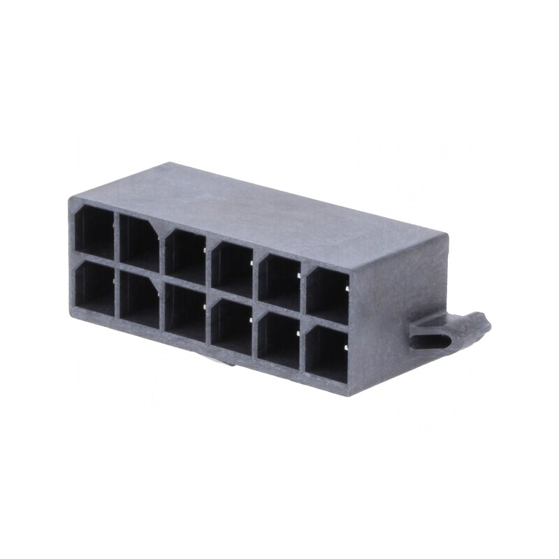 Soclu cablu-placă Mega-Fit 5,7mm 12 pini 23A | Electronic-mag.ro | Componente Electronice