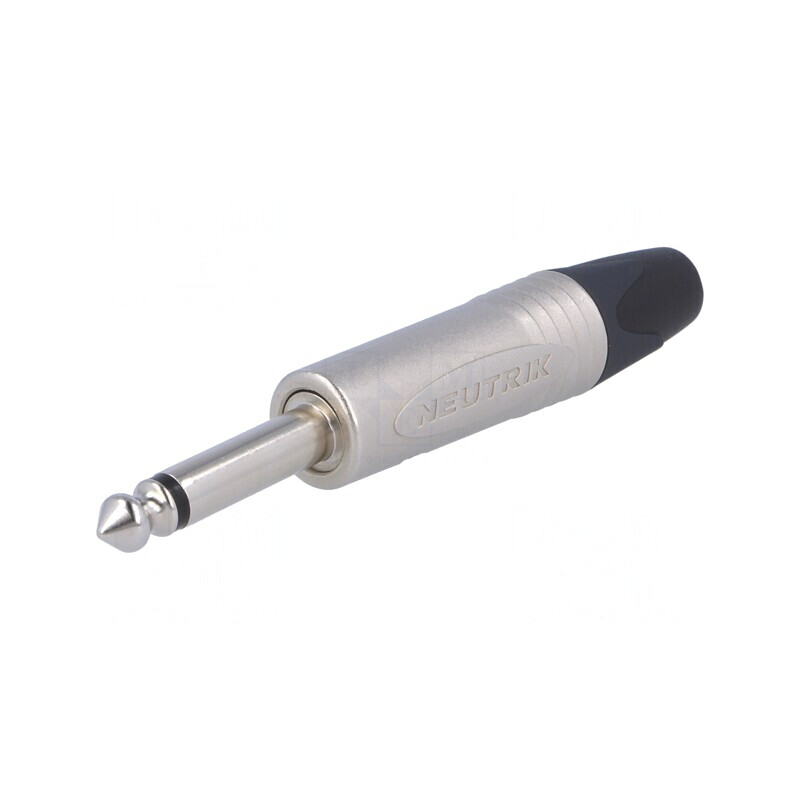 Mufă Jack 6.3mm Mono Dreptă pentru Cablu | Electronic-mag.ro | Componente Electronice