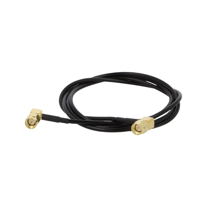 Cablu SMA 50Ω 1m Negru în unghi | Electronic-mag.ro | Componente Electronice Cablu SMA 50Ω 1m Negru în unghi | Electronic-mag.ro | Componente Electronice