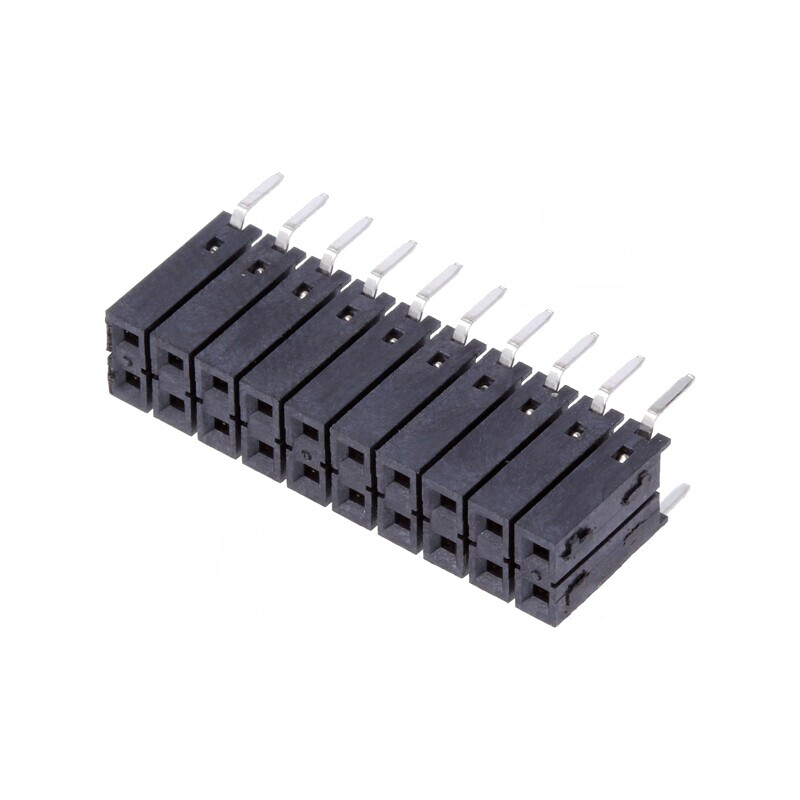 Soclu pini mamă 2x10 2,54mm THT 8,5mm | Electronic-mag.ro | Componente Electronice