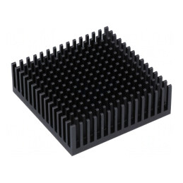 Radiator Extrudat Negru 50,8x50,8x16,51mm | Electronic-mag.ro | Componente Electronice
