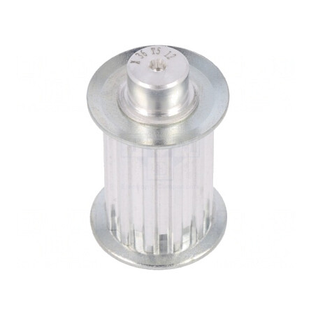 Roată de curea T5 aluminiu 25mm | Electronic-mag.ro | Componente Electronice