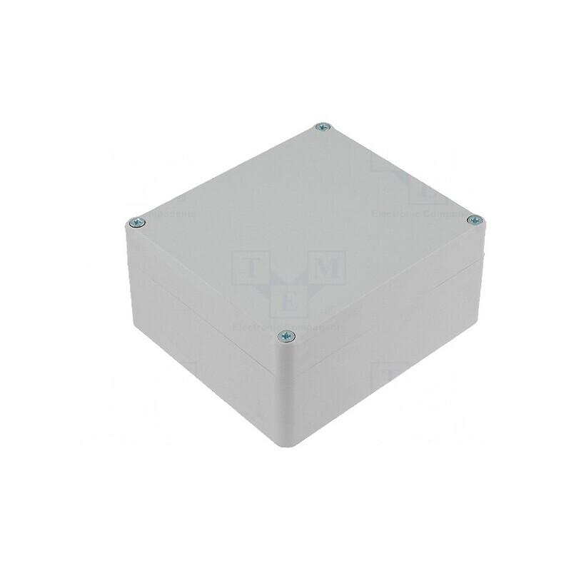 Carcasă Universală Polistiren Gri 115x125x58mm | Electronic-mag.ro | Componente Electronice
