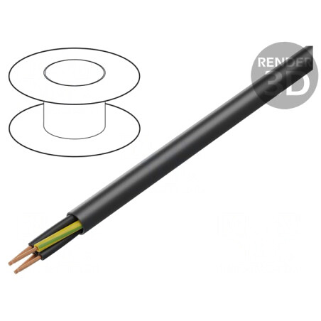 Cablu Electric BiT 1000 H 4G2,5mm2 Negru | Electronic-mag.ro | Componente Electronice