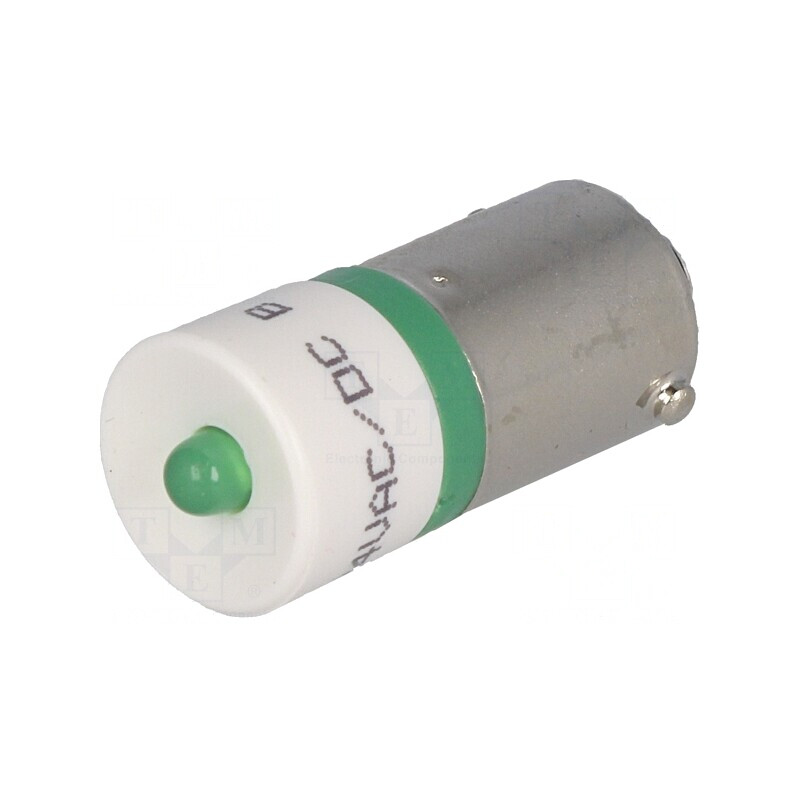 Lampă LED Verde 24V BA9S | Electronic-mag.ro | Componente Electronice
