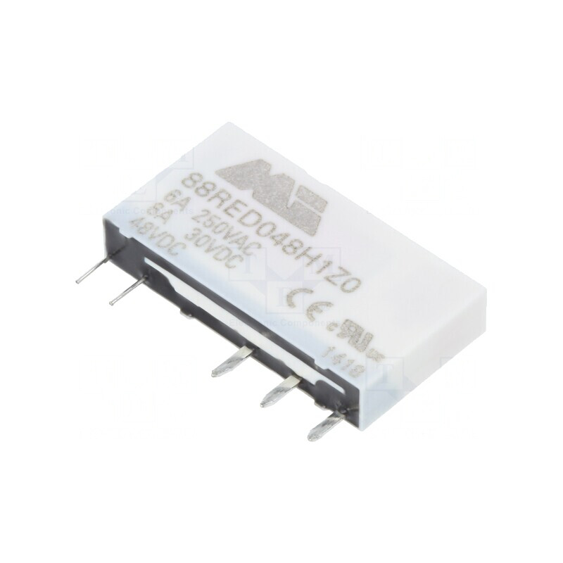 Releu Electromagnetic SPDT 48VDC 6A 250VAC | Electronic-mag.ro | Componente Electronice