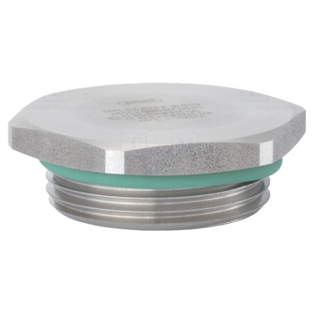 Capac de protecție IP68 din alamă nichelată M20 1.5 | Electronic-mag.ro | Componente Electronice