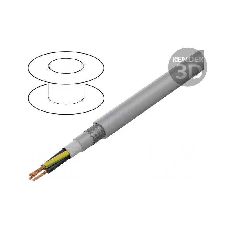 Cablu de Control ÖLFLEX® FD CLASSIC 810 CY 3x0.75mm² | Electronic-mag.ro | Componente Electronice
