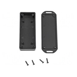 Carcasă Universală 40x100x20mm cu Lame de Fixare | Electronic-mag.ro | Componente Electronice