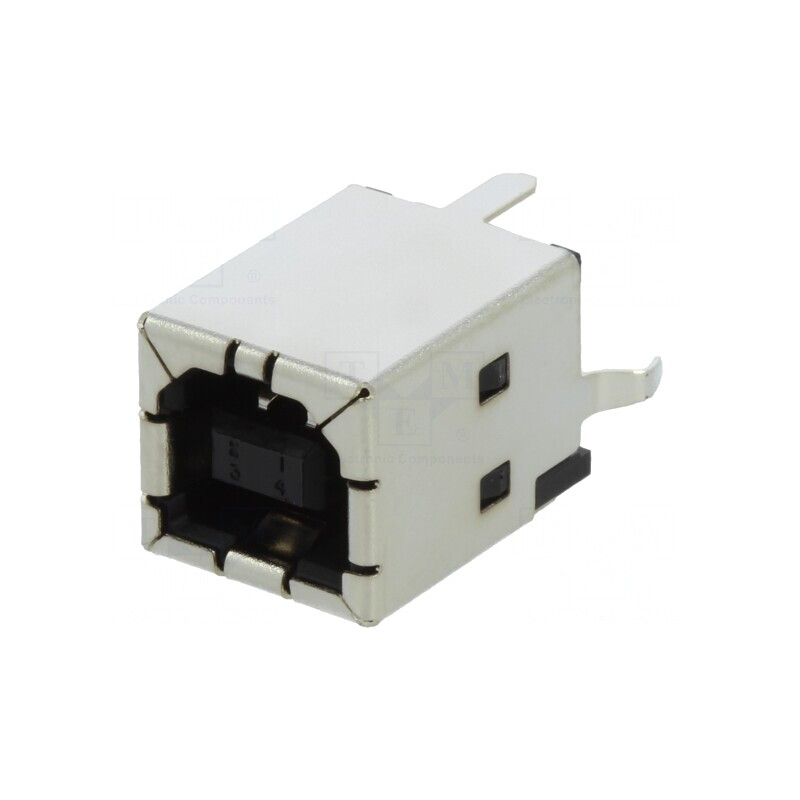 Conector USB Tip B Vertical T/H | Electronic-mag.ro | Componente Electronice Conector USB Tip B Vertical T/H | Electronic-mag.ro | Componente Electronice