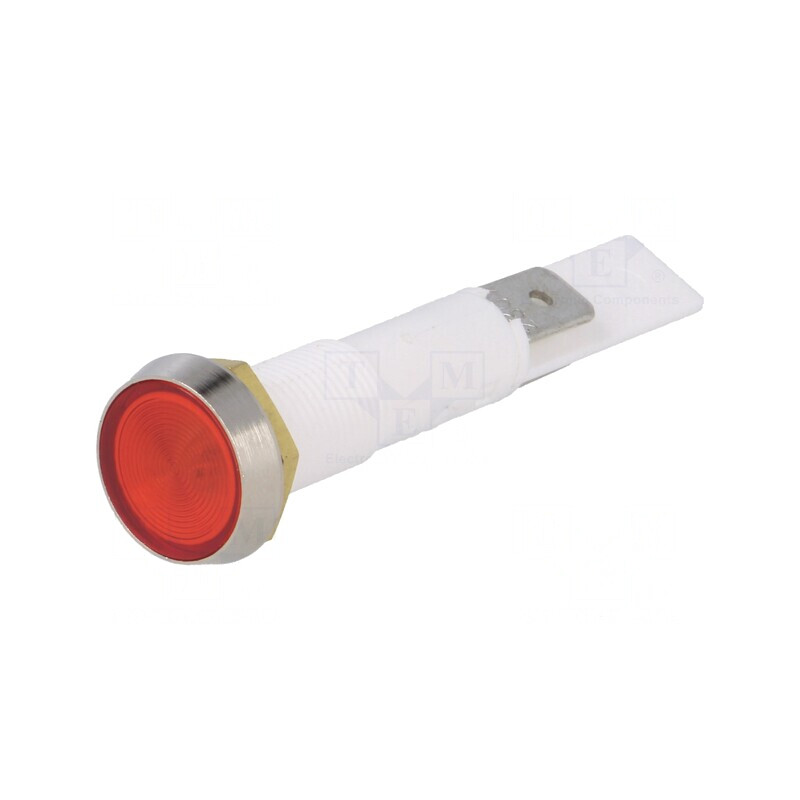 Lampă de control neon 230V, Ø10mm, plastic | Electronic-mag.ro | Componente Electronice