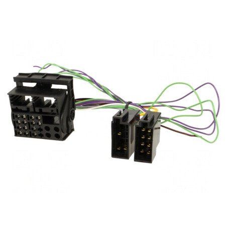 Conector Radio ISO Quadlock VW 16 Pin | Electronic-mag.ro | Componente Electronice
