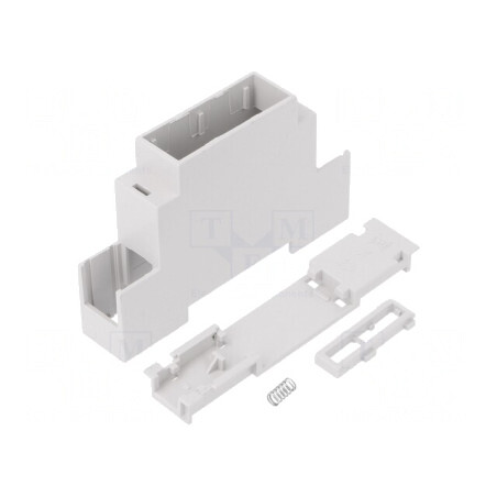 Carcasă pentru Şină DIN, 90mm x 18mm x 53mm, Gri | Electronic-mag.ro | Componente Electronice
