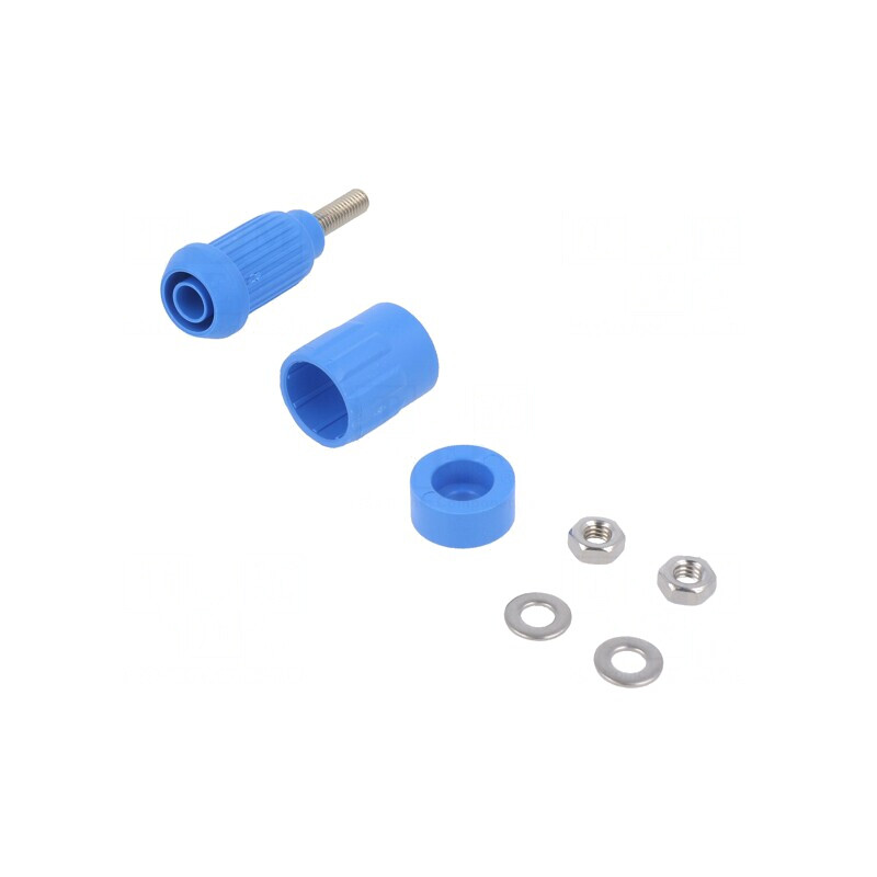 Soclu banană 4mm 20A albastru cu izolaţie | Electronic-mag.ro | Componente Electronice Soclu banană 4mm 20A albastru cu izolaţie | Electronic-mag.ro | Componente Electronice
