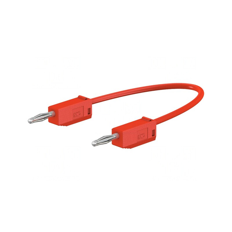 Cablu de măsurare 60VDC 30VAC 10A 0,45m Roșu | Electronic-mag.ro | Componente Electronice