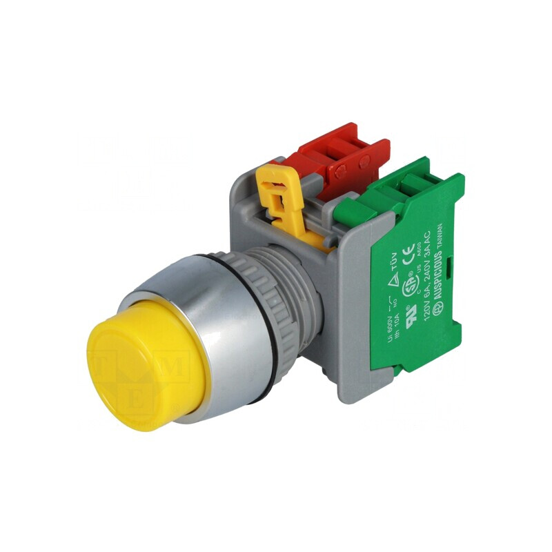 Comutator apăsare 22mm 1NC/1NO | Electronic-mag.ro | Componente Electronice Comutator apăsare 22mm 1NC/1NO | Electronic-mag.ro | Componente Electronice