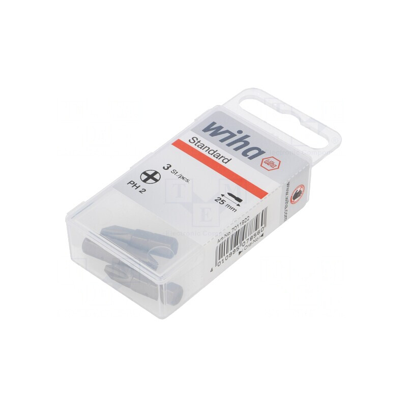Capăt de Şurubelniţă Phillips PH2 25mm 3buc | Electronic-mag.ro | Componente Electronice