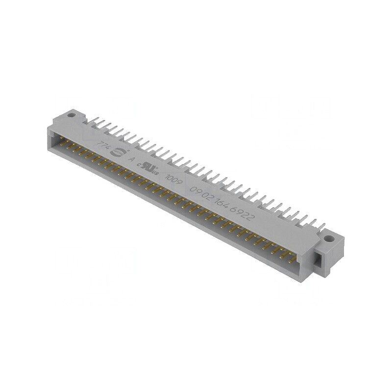 Conector DIN 41612 tip B 64 pini THT drept termoplast | Electronic-mag.ro | Componente Electronice