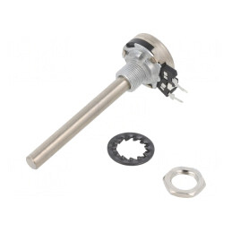 Potentiometru Axial 20kΩ THT 6mm Metalic | Electronic-mag.ro | Componente Electronice