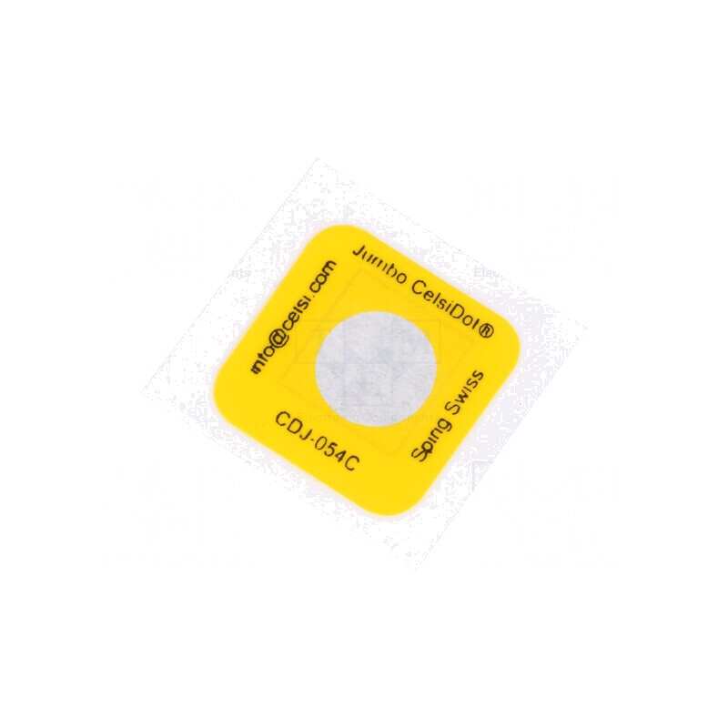 Indicator Temperatură 54°C 19x19mm Jumbo-CelsiDot | Electronic-mag.ro | Componente Electronice