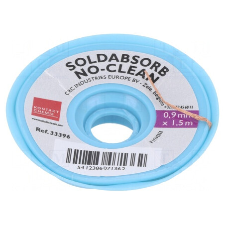 Bandă de dezlipit fără halogenuri cu colofoniu 0,9mm | Electronic-mag.ro | Componente Electronice