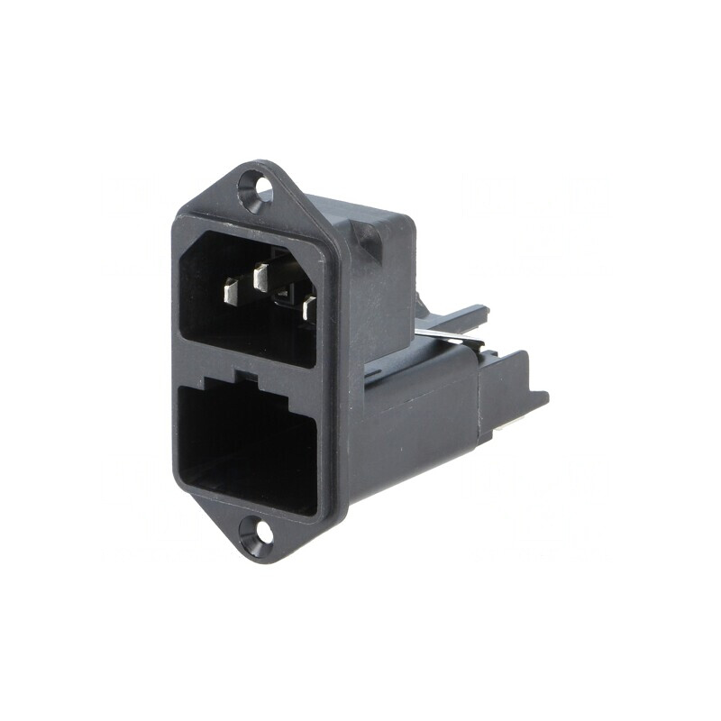 Conector Alimentare AC 10A 250V IEC 60320 KEC | Electronic-mag.ro | Componente Electronice