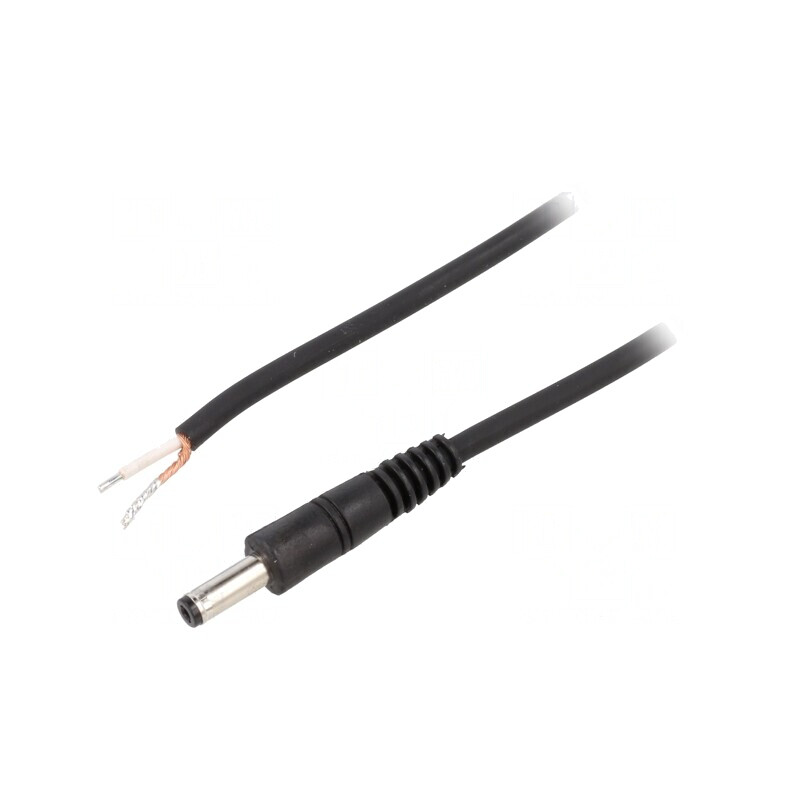 Cablu Alimentare DC 4,8/1,7 Negru 1,5m | Electronic-mag.ro | Componente Electronice