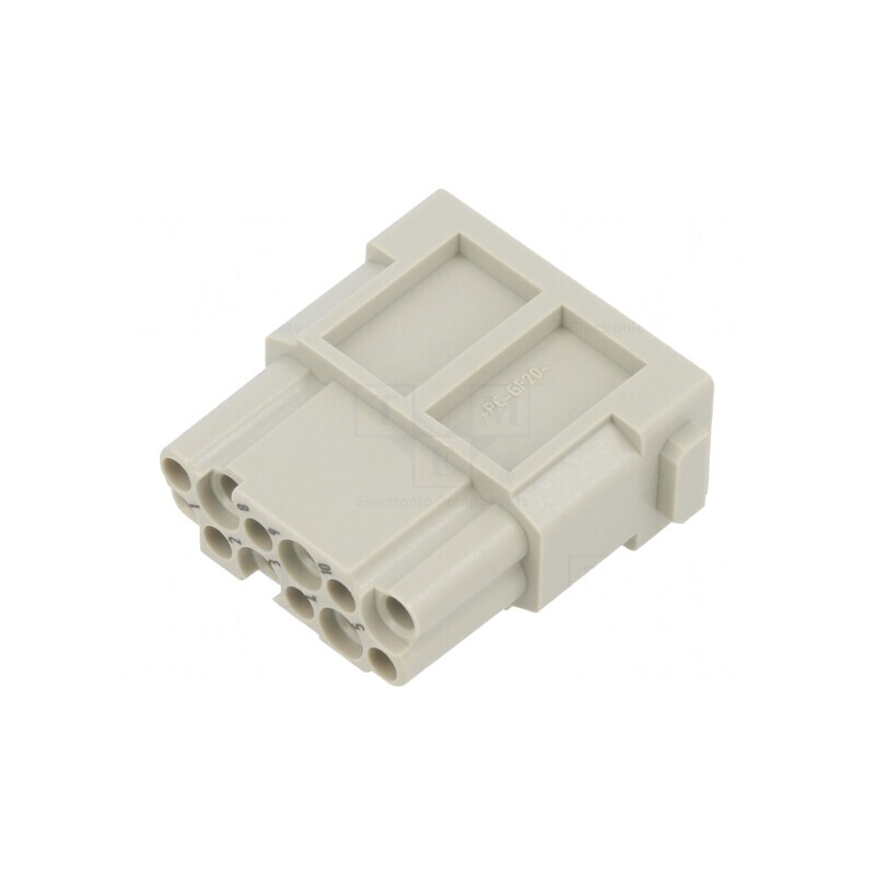 Conector HDC Han-Modular 12 PIN Mamă Fără Contacte | Electronic-mag.ro | Componente Electronice
