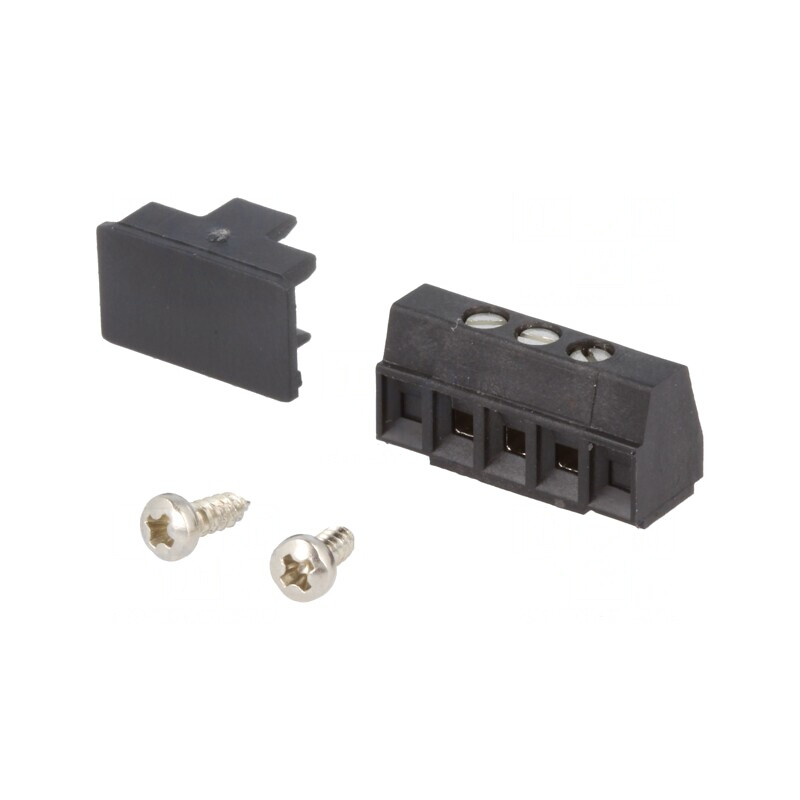 Regletă Conexiuni PCB 90° 3,81mm 3 Piste 8A | Electronic-mag.ro | Componente Electronice