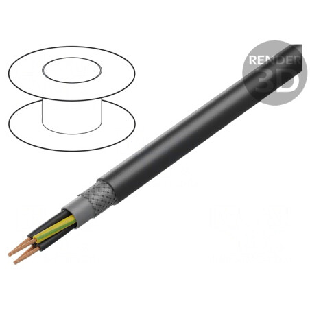 Cablu electric JZ-600 HMH-C 4G0,75mm2 LSZH negru 600V/1kV | Electronic-mag.ro | Componente Electronice