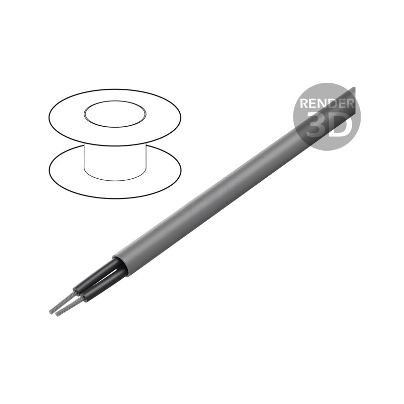 Cablu ÖLFLEX 440 P 2x1mm2 neecranat 300/500V gri | Electronic-mag.ro | Componente Electronice