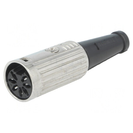 Mufă DIN Mamă 7P 270° pe Cablu 34V | Electronic-mag.ro | Componente Electronice