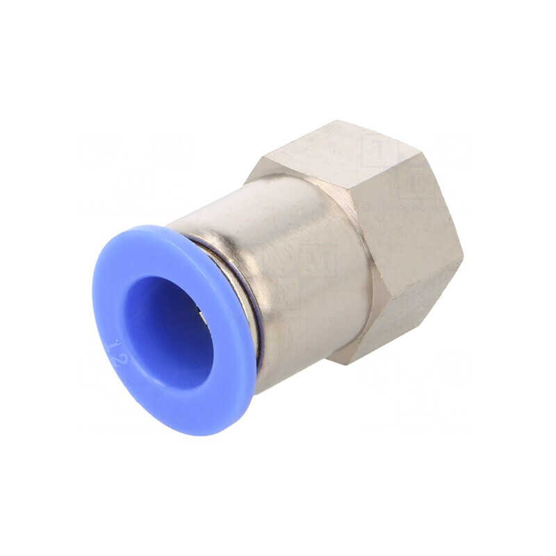 Racord push-in alamă nichelată 0-15 bar | Electronic-mag.ro | Componente Electronice
