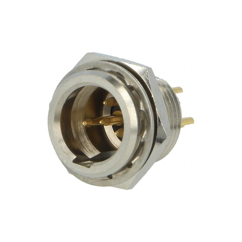 Soclu XLR mini tată 4 pini 5A 0,5mm2 | Electronic-mag.ro | Componente Electronice