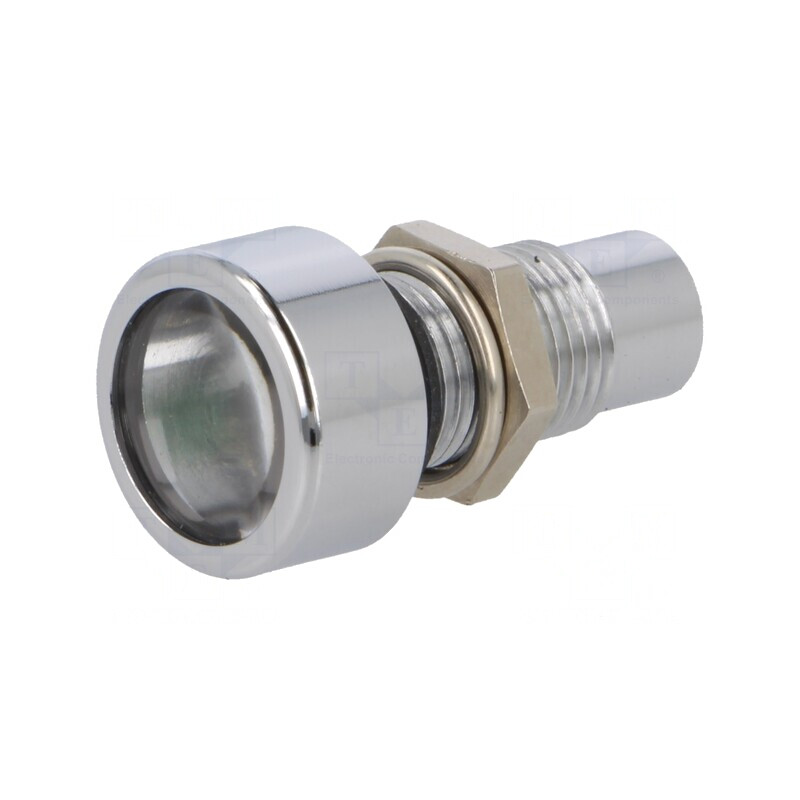 Lampă LED verde Ø8,2mm IP67 alamă | Electronic-mag.ro | Componente Electronice Lampă LED verde Ø8,2mm IP67 alamă | Electronic-mag.ro | Componente Electronice
