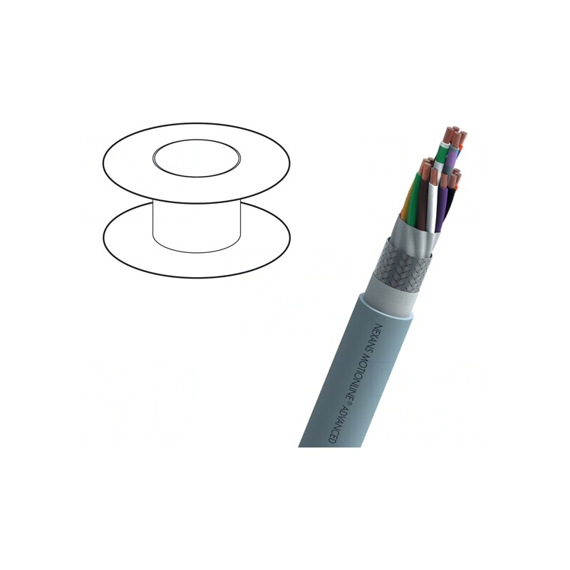 Cablu MOTIONLINE Advanced PVC Gri 10x0,34mm2 300V | Electronic-mag.ro | Componente Electronice