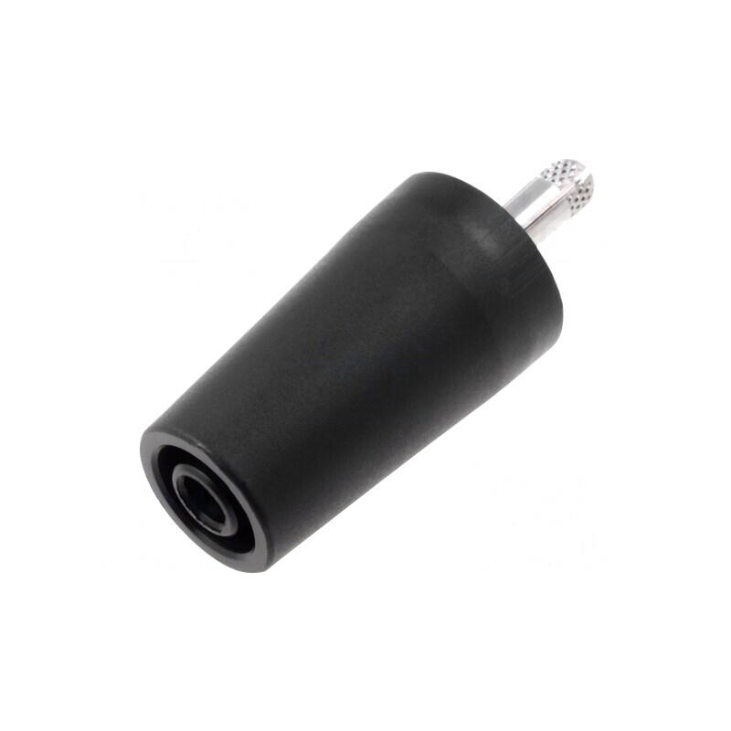 Adaptor Banană 4mm 32A Negru Nichelat | Electronic-mag.ro | Componente Electronice
