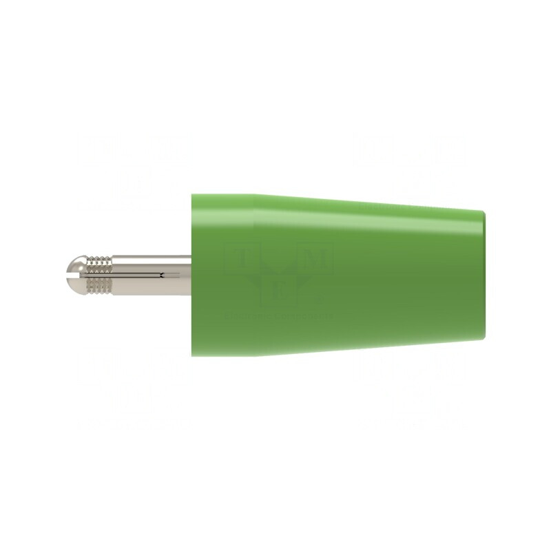 Adaptor Banană 4mm 32A Verde Nichelat | Electronic-mag.ro | Componente Electronice