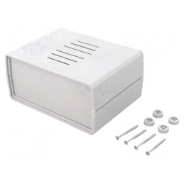 Carcasă Ventilată Gri 148.6x110x71mm | Electronic-mag.ro | Componente Electronice