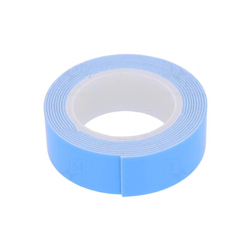 Bandă de Fixare Albă 19mm x 1.5m Spumă PE | Electronic-mag.ro | Componente Electronice