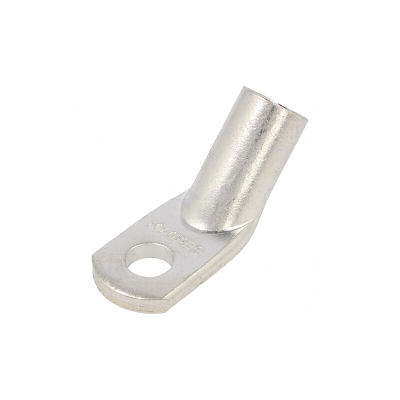 Vârf Inelar Tubular M10 70mm2 Crimpat 45° | Electronic-mag.ro | Componente Electronice