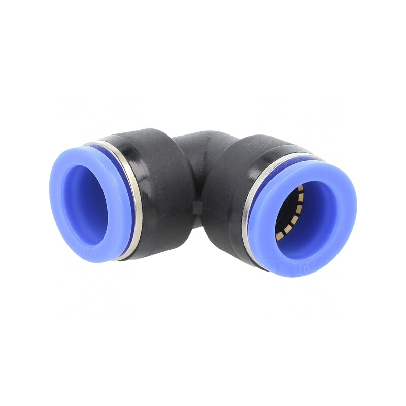 Racord Push-In Unghi Alamă Nichelată PBT 0,95-15 Bar | Electronic-mag.ro | Componente Electronice