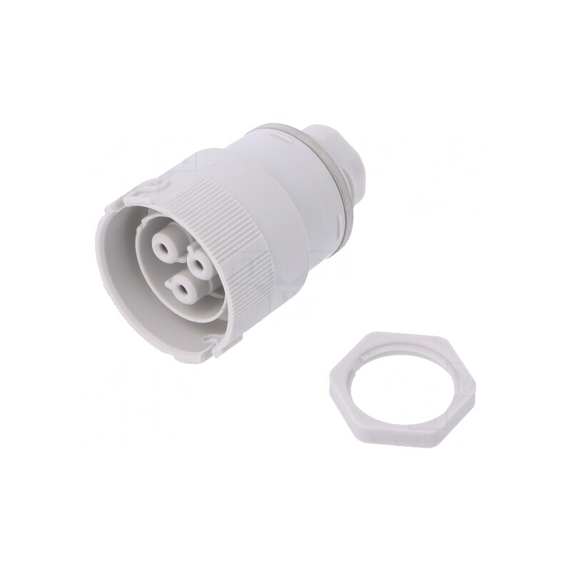 Conector Alimentare AC Push-In Mamă 16A 250V | Electronic-mag.ro | Componente Electronice